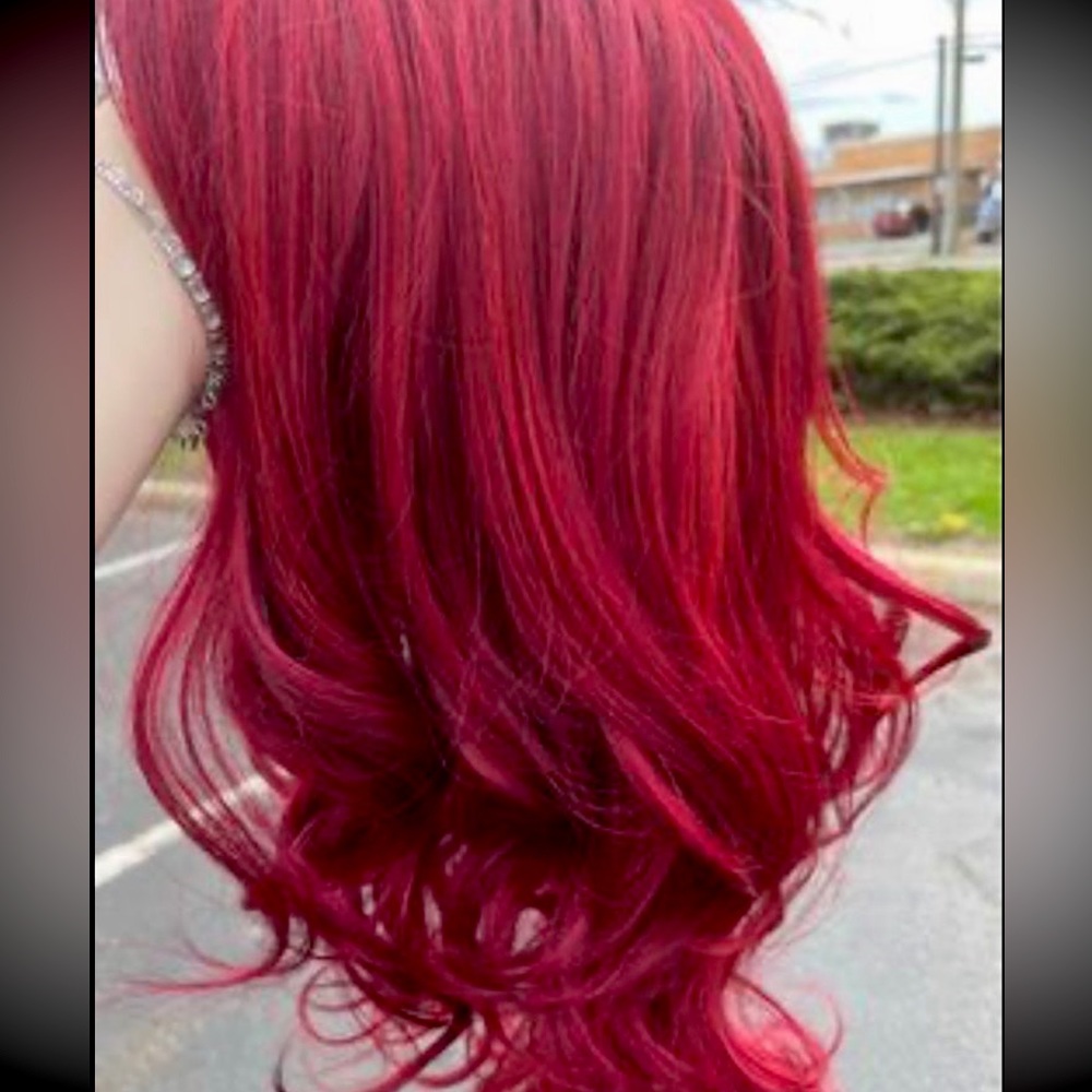 Lace front wig